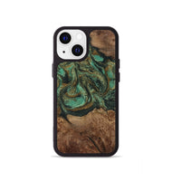 iPhone 13 mini Wood Phone Case - Burton (Green, 804757)
