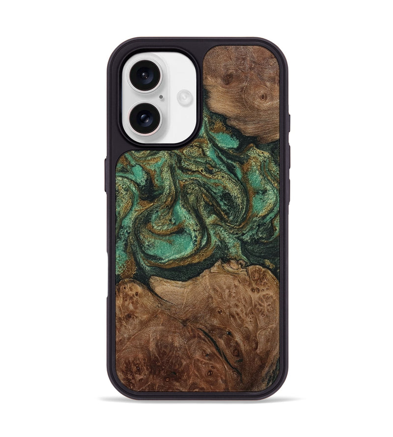iPhone 17 Wood Phone Case - Burton (Green, 804757)