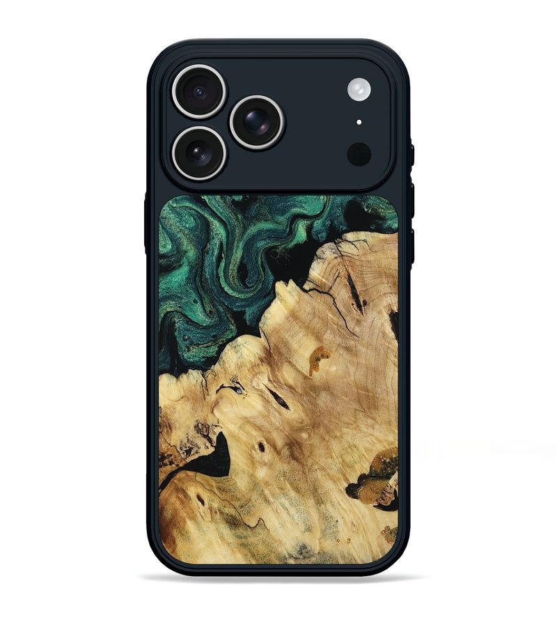iPhone 17 Pro Max Wood Phone Case - Newell (Green, 804758)