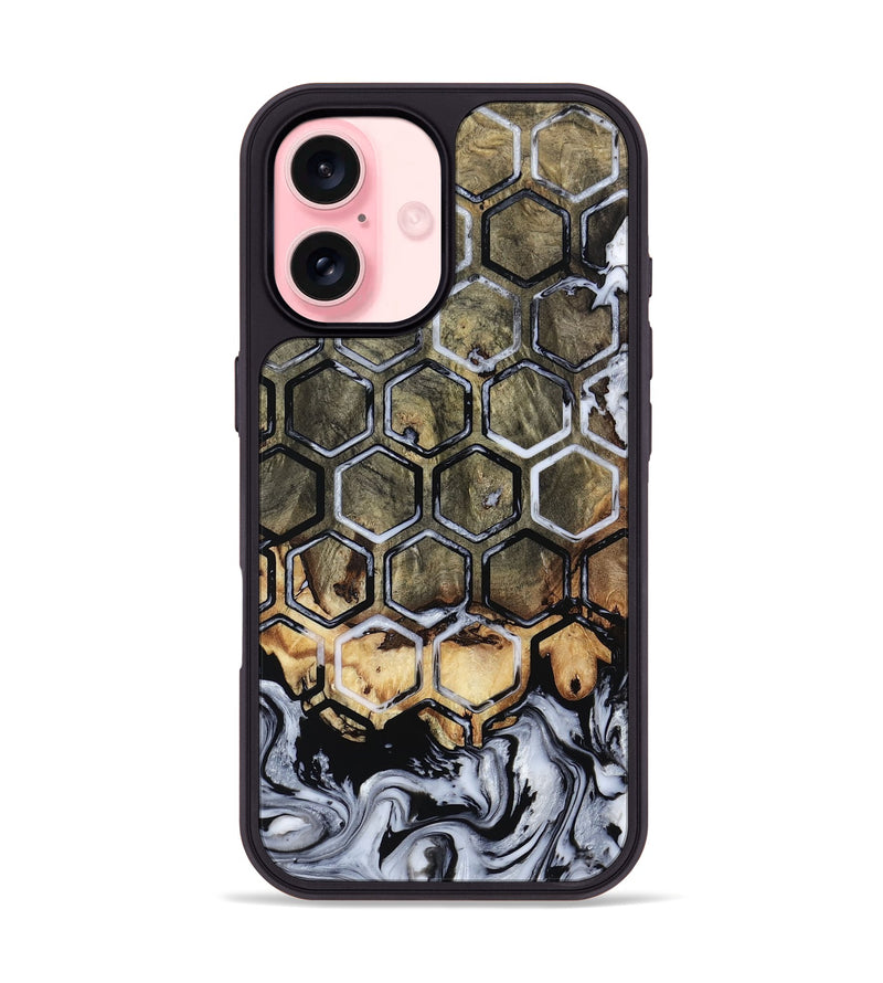 iPhone 16 Wood Phone Case - Janna (Pattern, 804763)