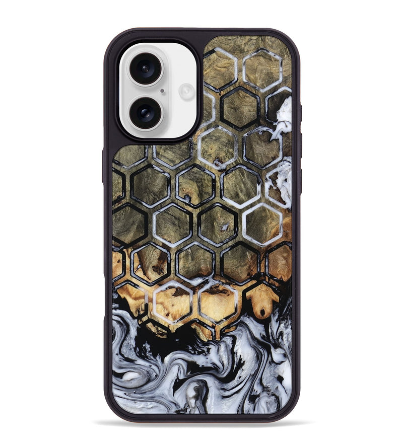 iPhone 16 Plus Wood Phone Case - Janna (Pattern, 804763)