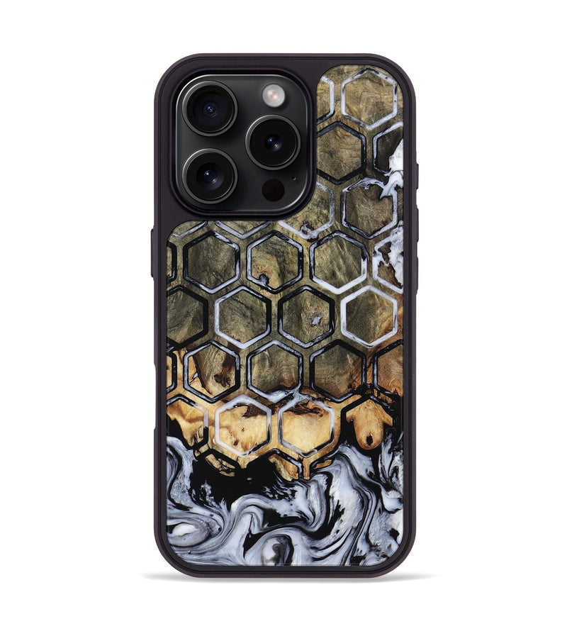 iPhone 16 Pro Wood Phone Case - Janna (Pattern, 804763)