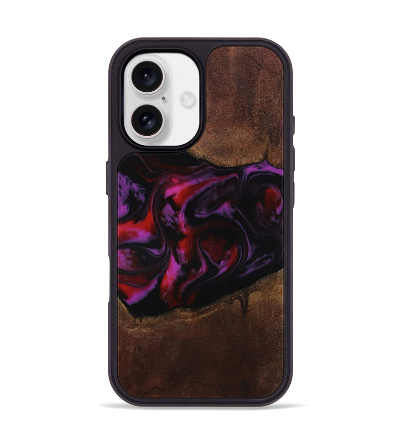 iPhone 17 Wood Phone Case - Kenia (Red, 804786)