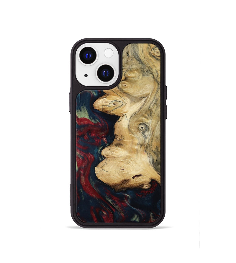 iPhone 13 mini Wood Phone Case - Randy (Red, 804788)