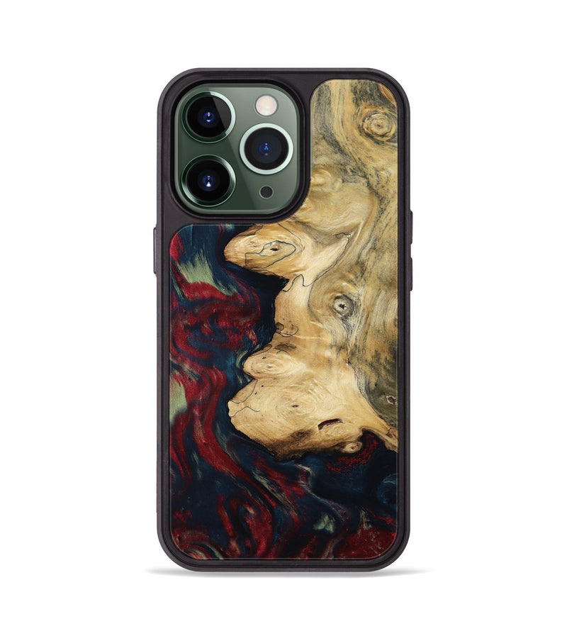iPhone 13 Pro Wood Phone Case - Randy (Red, 804788)