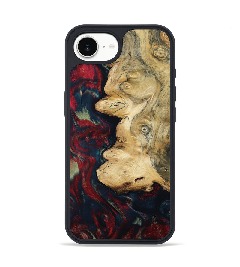 iPhone 16e Wood Phone Case - Randy (Red, 804788)