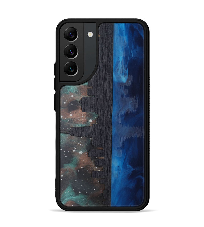 Galaxy S22 Plus Wood Phone Case - Chicago Skyline (Terrain)