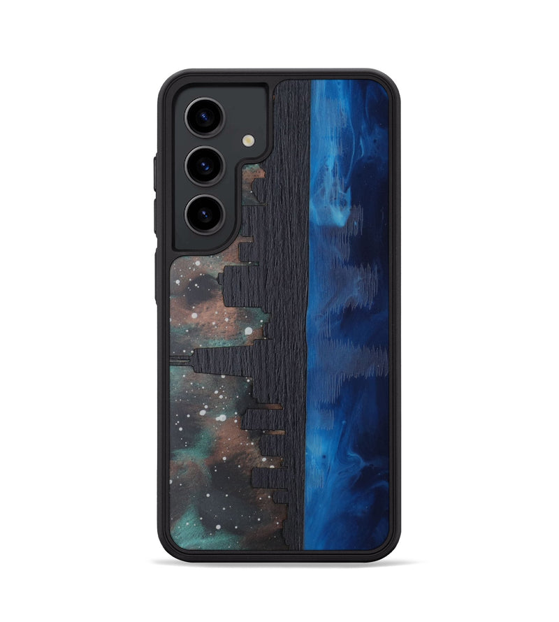 Galaxy S24 Wood Phone Case - Chicago Skyline (Terrain)