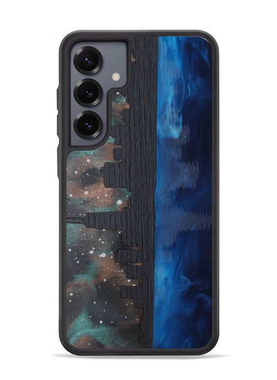 Galaxy S25 Plus Wood Phone Case - Chicago Skyline (Terrain)
