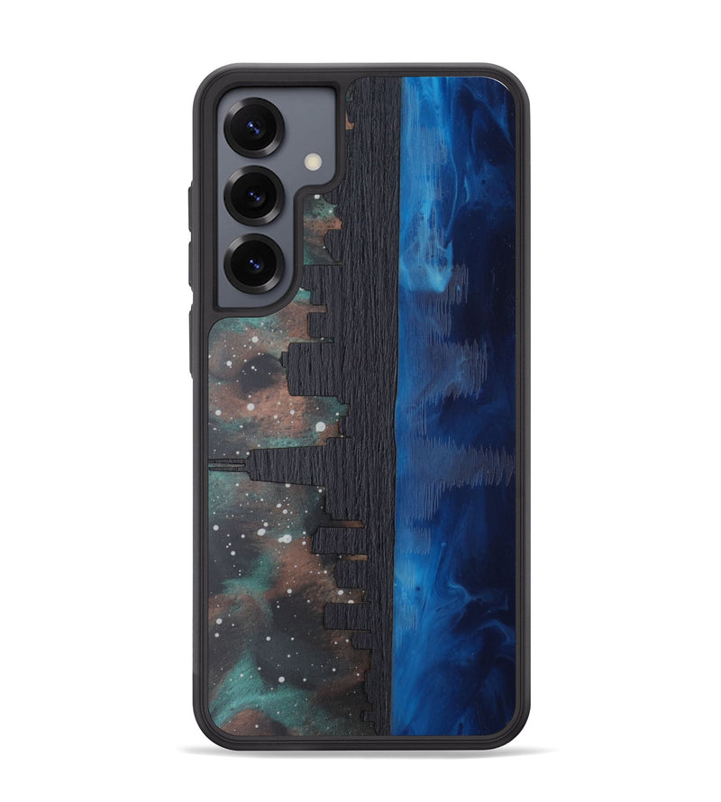 Galaxy S25 Plus Wood Phone Case - Chicago Skyline (Terrain)