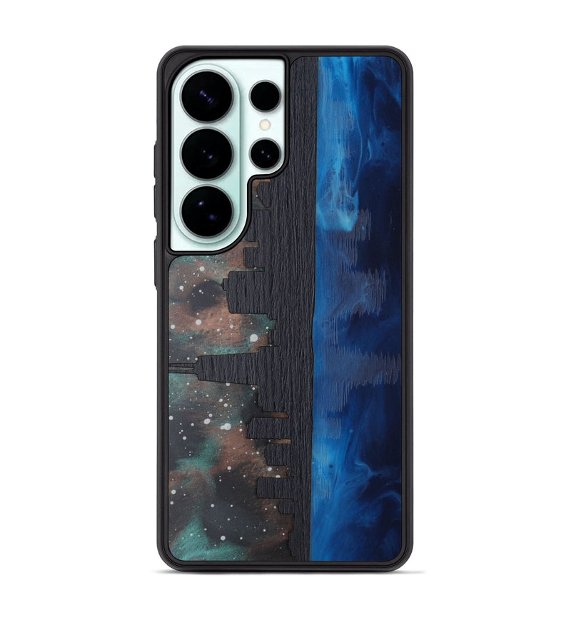 Galaxy S26 Ultra Wood Phone Case - Chicago Skyline (Terrain)