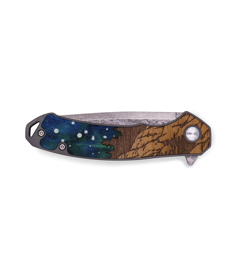 EDC Wood Pocket Knife - Flow (Terrain)