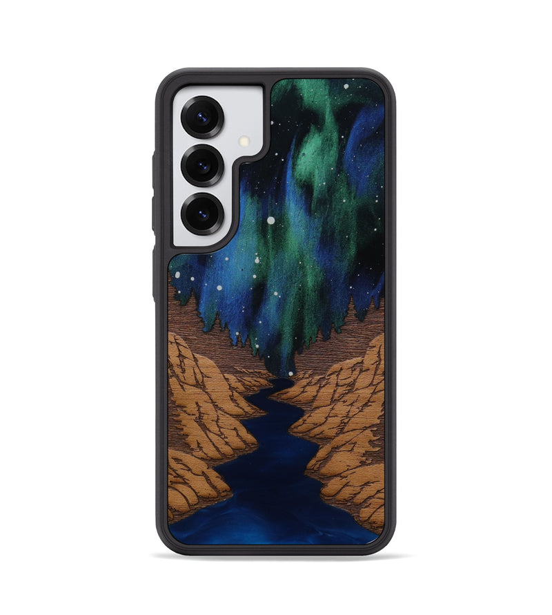 Galaxy S25 Wood Phone Case - Flow (Terrain)