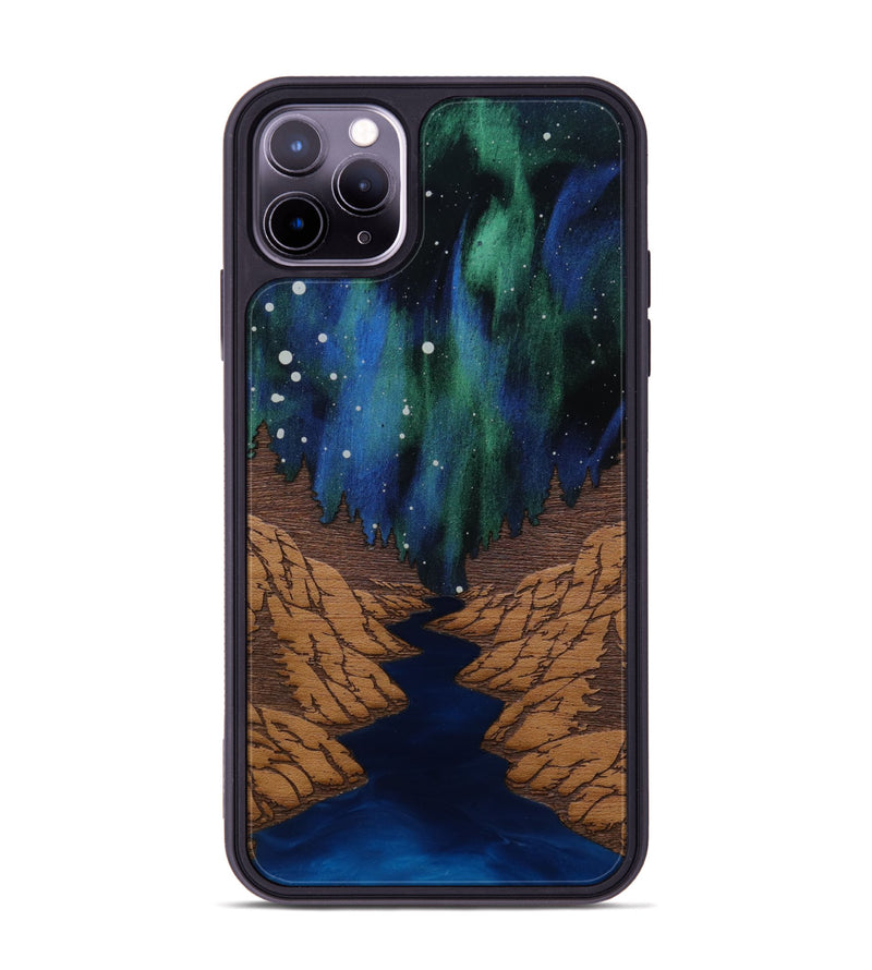 iPhone 11 Pro Max Wood Phone Case - Flow (Terrain)