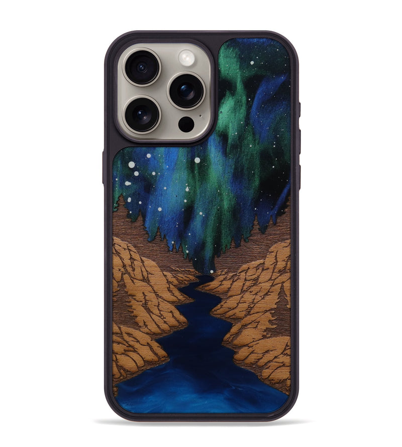 iPhone 15 Pro Max Wood Phone Case - Flow (Terrain)