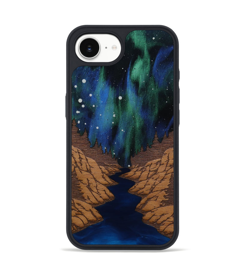 iPhone 16e Wood Phone Case - Flow (Terrain)