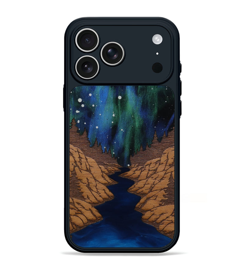 iPhone 17 Pro Max Wood Phone Case - Flow (Terrain)
