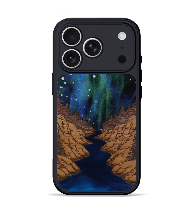 iPhone 17 Pro Wood Phone Case - Flow (Terrain)