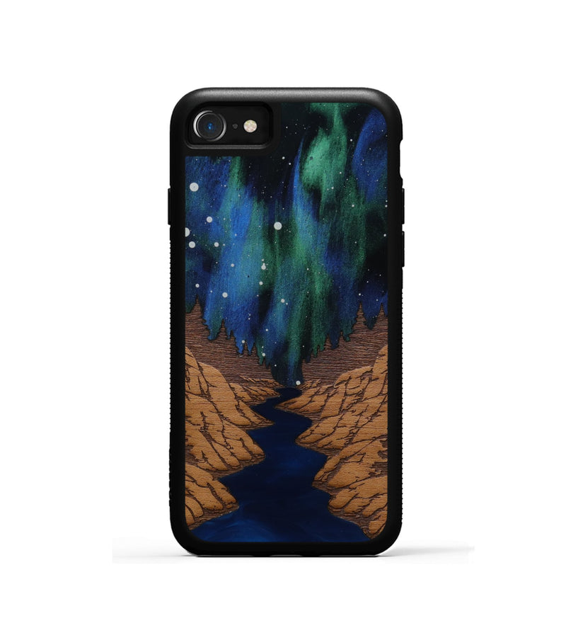 iPhone SE Wood Phone Case - Flow (Terrain)