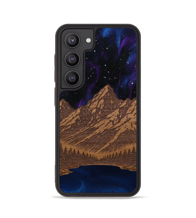 Galaxy S23 Wood Phone Case - Tetons Jenny Lake (Terrain)