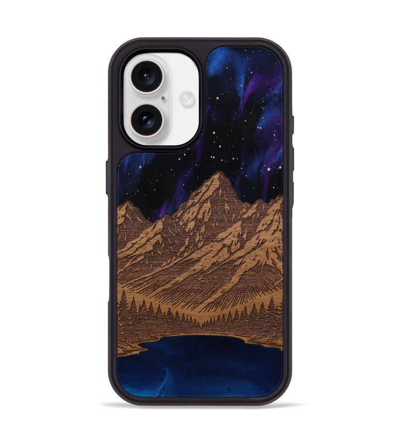 iPhone 17 Wood Phone Case - Tetons Jenny Lake (Terrain)