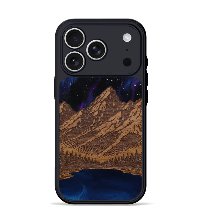 iPhone 17 Pro Wood Phone Case - Tetons Jenny Lake (Terrain)