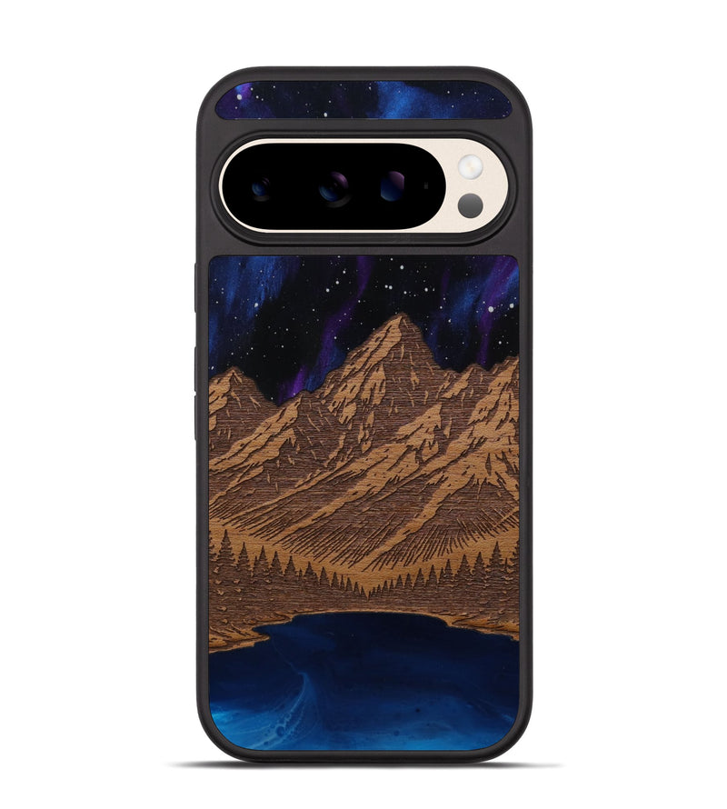 Pixel 10 Wood Phone Case - Tetons Jenny Lake (Terrain)