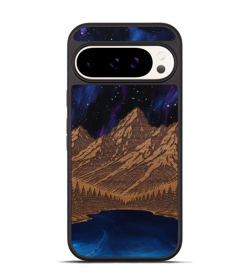 Pixel 9 Wood Phone Case - Tetons Jenny Lake (Terrain)
