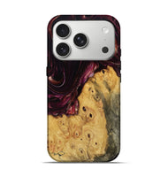 iPhone 17 Pro Wood Live Edge Phone Case - Alayah (Red, 804871)