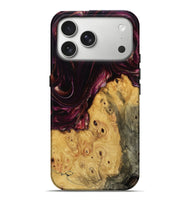 iPhone 17 Pro Max Wood Live Edge Phone Case - Alayah (Red, 804871)