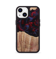 iPhone 13 Wood Phone Case - Elza (Red, 804906)