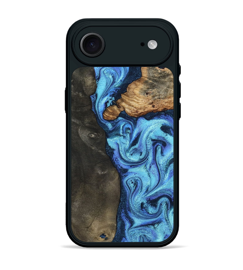 iPhone 17 Air Wood Phone Case - Dian (Blue, 804908)