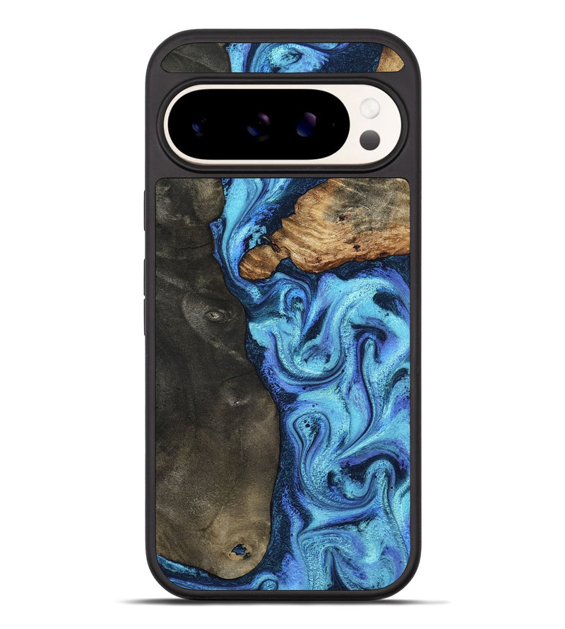 Pixel 10 Pro XL Wood Phone Case - Dian (Blue, 804908)