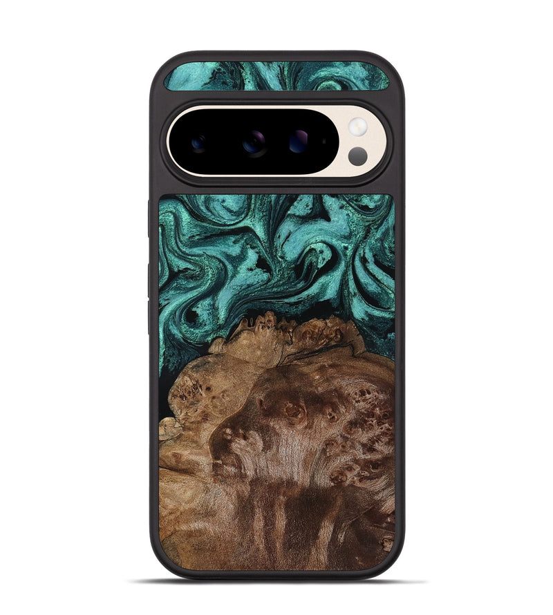 Pixel 10 Wood Phone Case - Leila (Green, 804910)