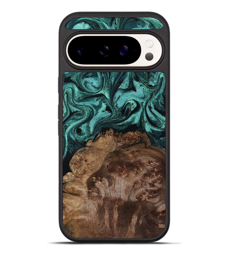 Pixel 10 Pro XL Wood Phone Case - Leila (Green, 804910)