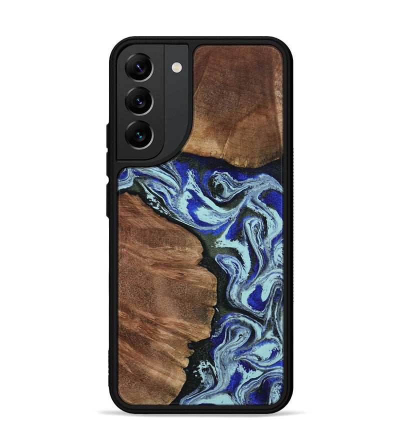 Galaxy S22 Plus Wood Phone Case - Earlene (Blue, 804912)