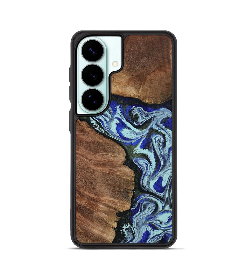 Galaxy S26 Wood Phone Case - Earlene (Blue, 804912)