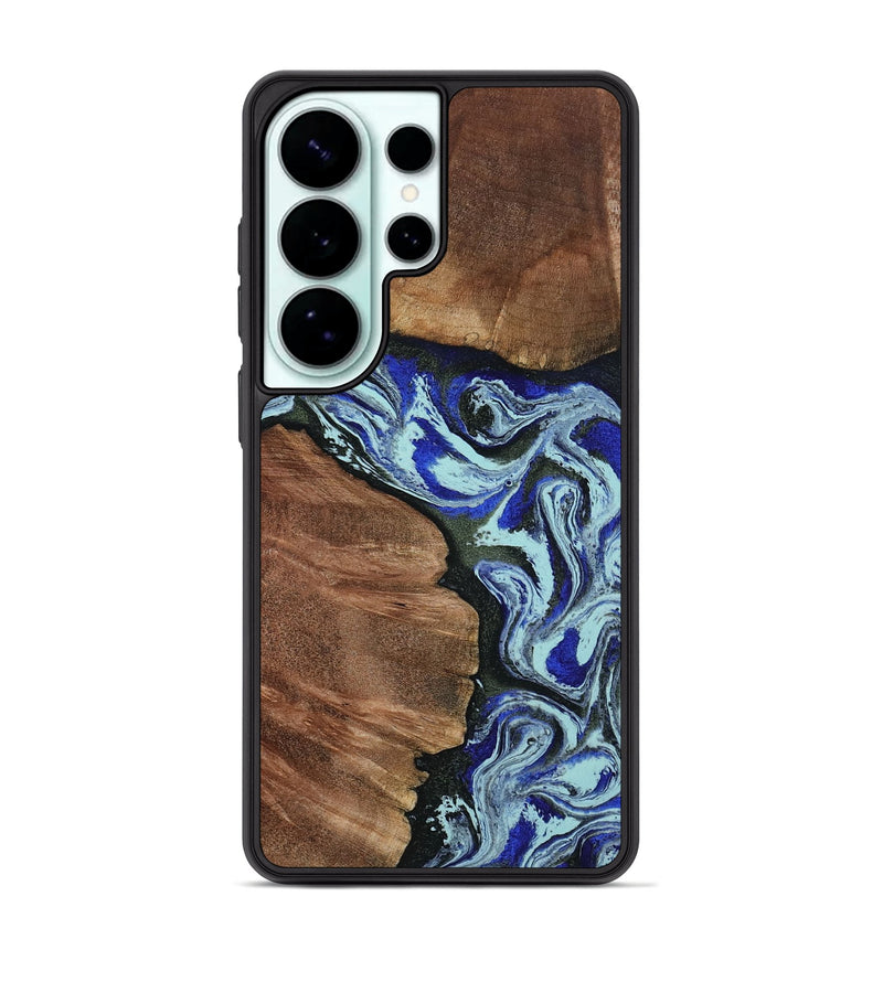 Galaxy S26 Ultra Wood Phone Case - Earlene (Blue, 804912)