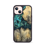 iPhone 14 Wood Phone Case - Dimitri (Green, 804914)
