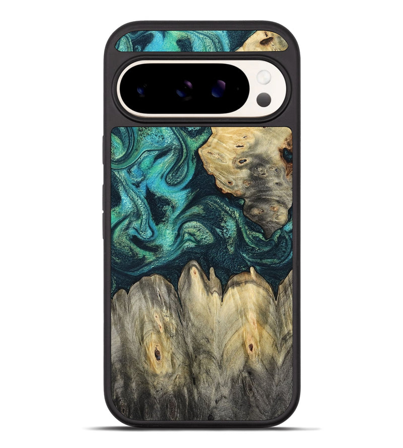 Pixel 10 Pro XL Wood Phone Case - Dimitri (Green, 804914)