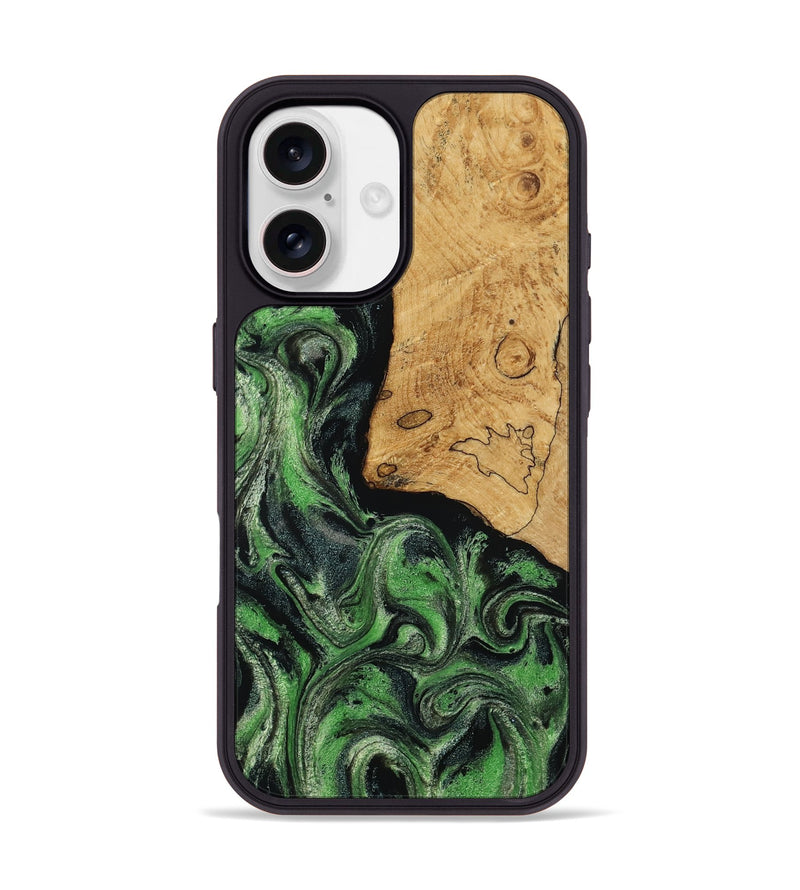 iPhone 17 Wood Phone Case - Kelis (Green, 804917)