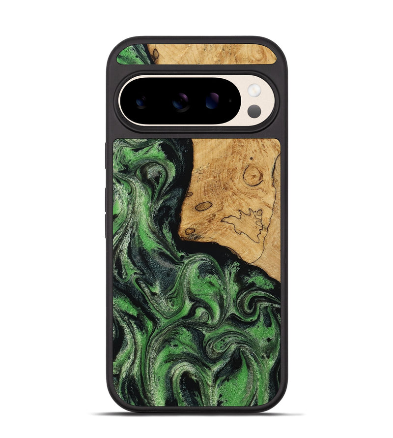 Pixel 10 Wood Phone Case - Kelis (Green, 804917)
