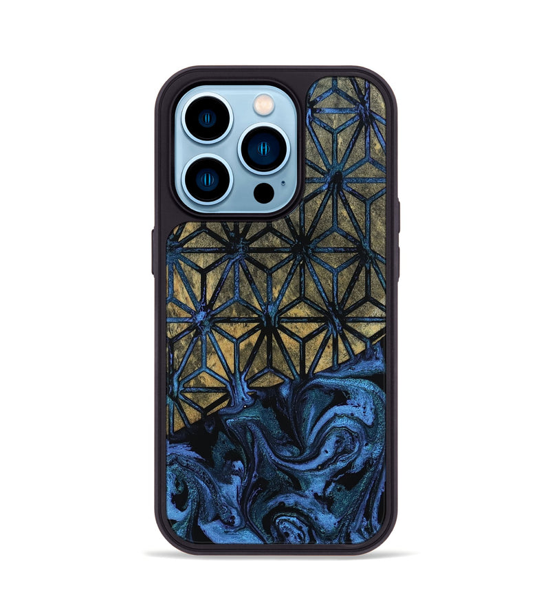 iPhone 14 Pro Wood Phone Case - Starla (Pattern, 804920)