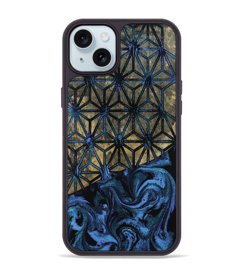 iPhone 15 Plus Wood Phone Case - Starla (Pattern, 804920)