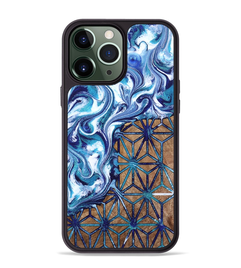 iPhone 13 Pro Max Wood Phone Case - Zhuri (Pattern, 804926)