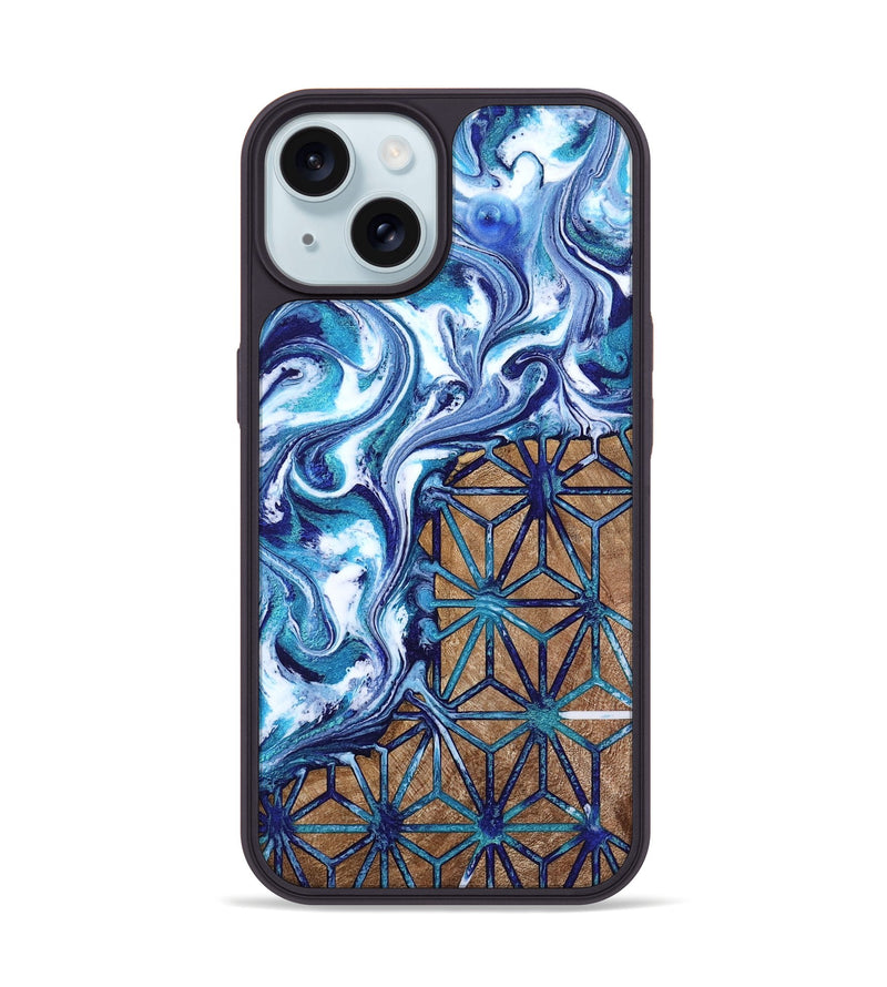iPhone 15 Wood Phone Case - Zhuri (Pattern, 804926)