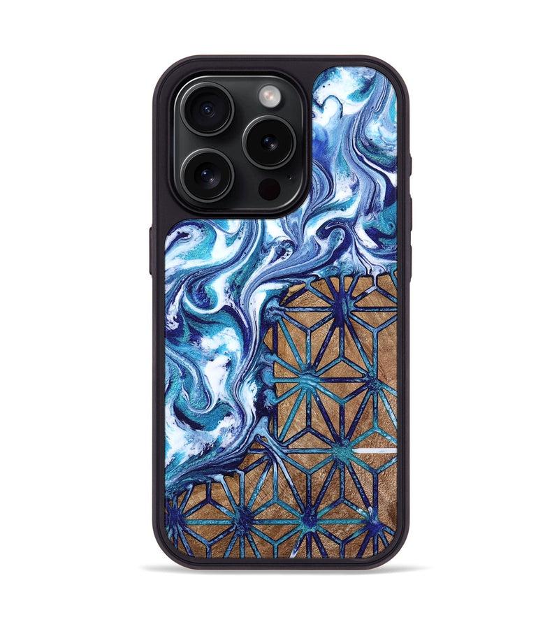 iPhone 15 Pro Wood Phone Case - Zhuri (Pattern, 804926)