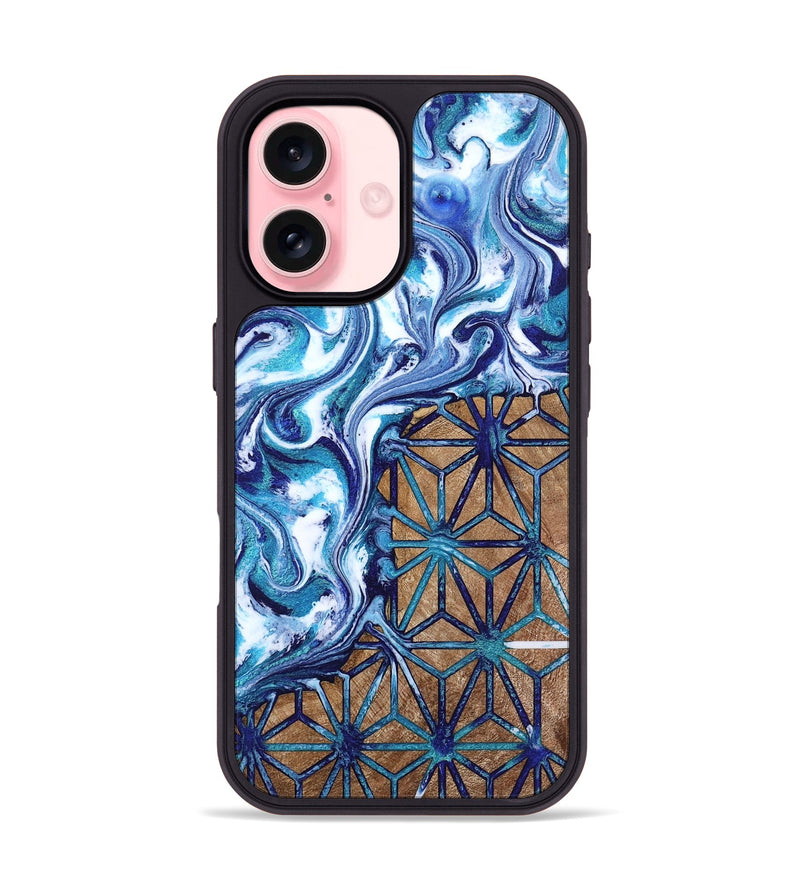 iPhone 16 Wood Phone Case - Zhuri (Pattern, 804926)