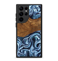 Galaxy S22 Ultra Wood Phone Case - Kirsten (Blue, 804942)