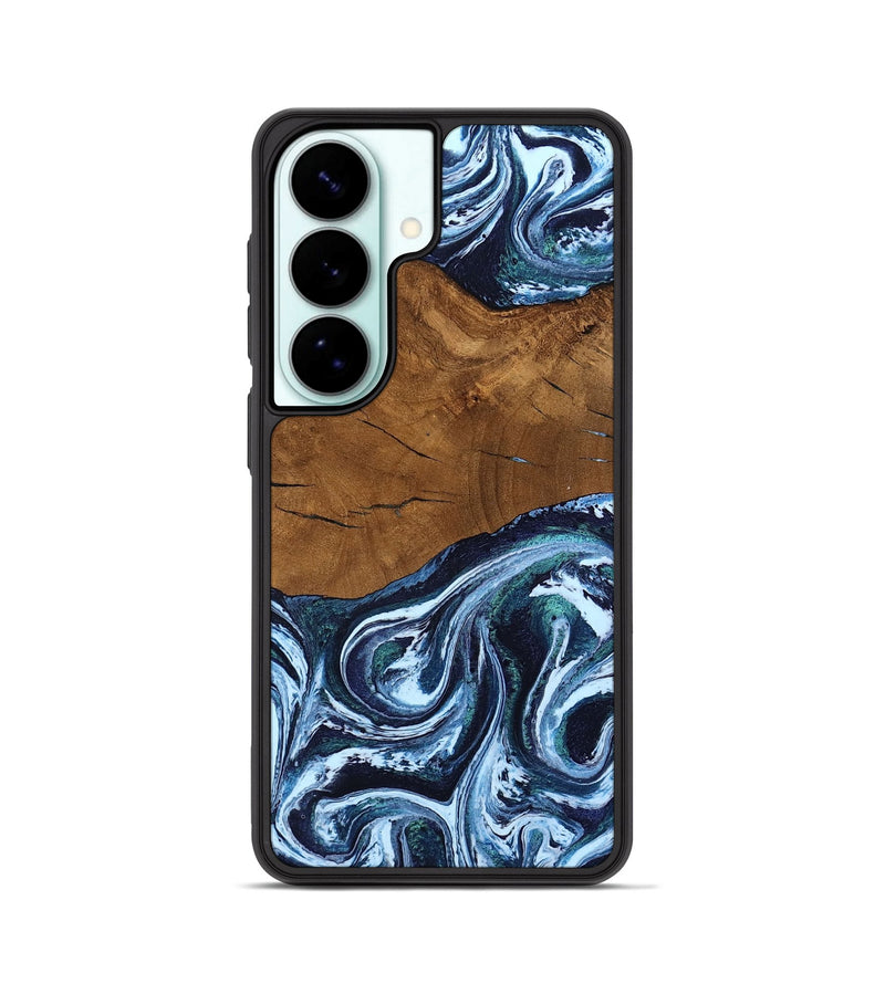 Galaxy S26 Wood Phone Case - Kirsten (Blue, 804942)